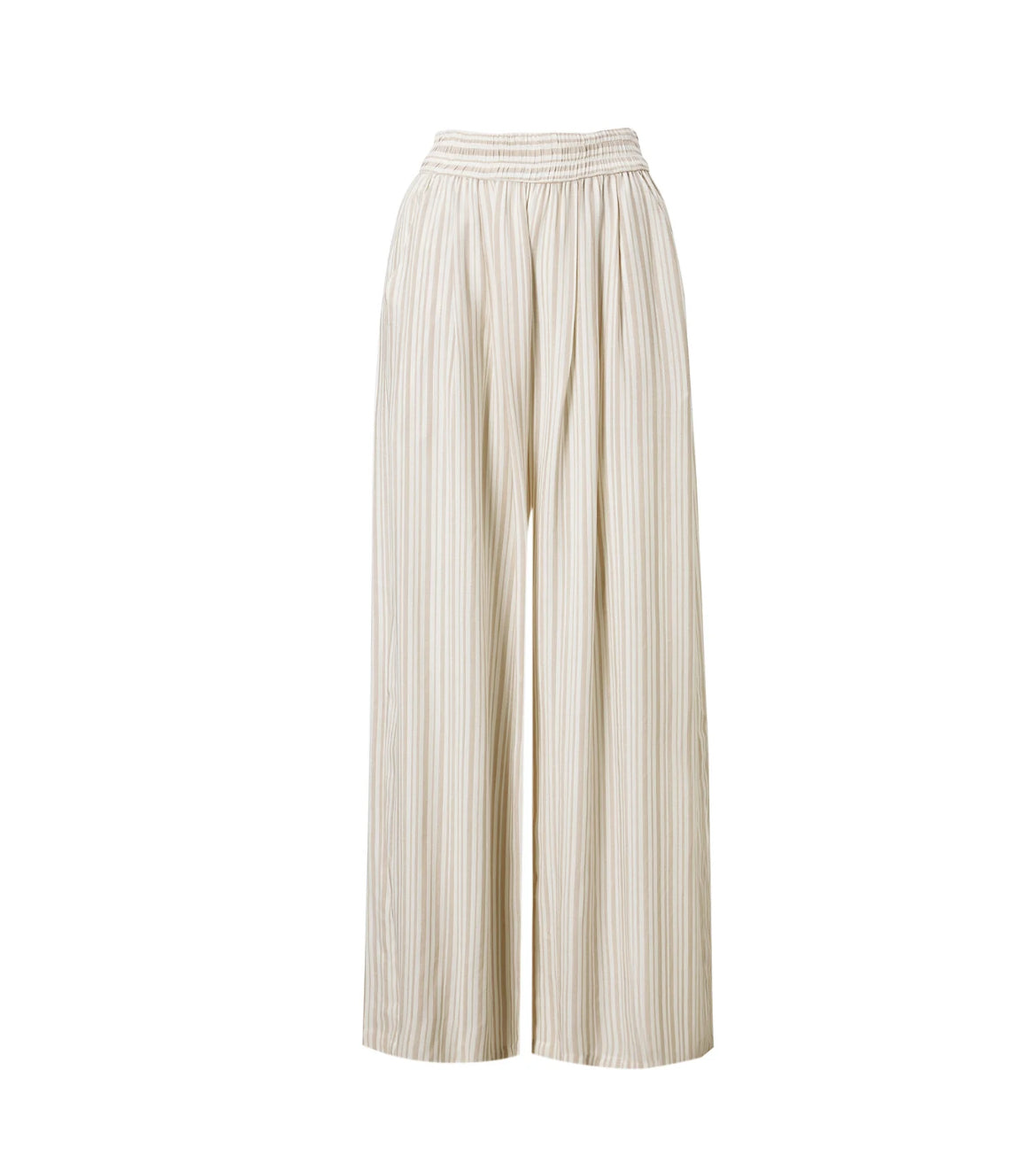 Venice Ivory Striped Pants