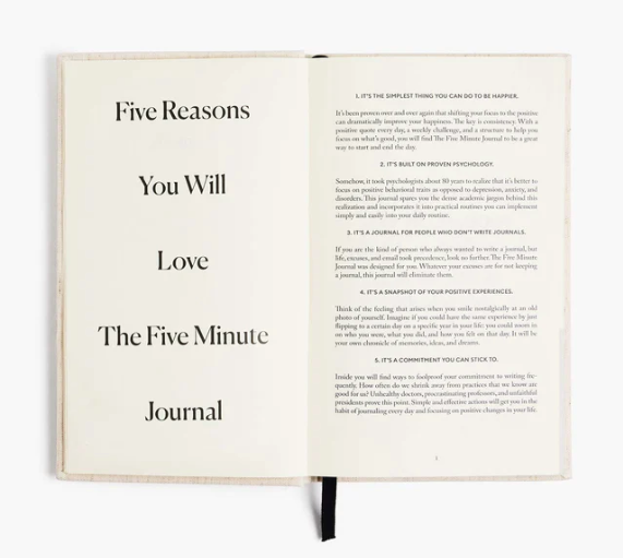 The Five Minute Journal