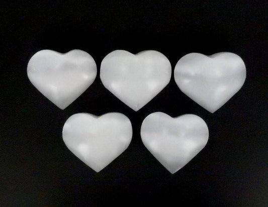 Crystal Selenite Heart Shaped Stone