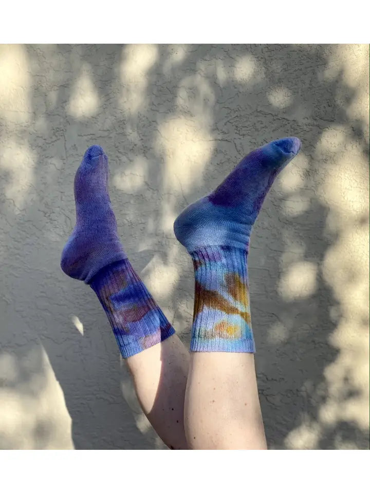 Organic Cotton Socks in Amethyst
