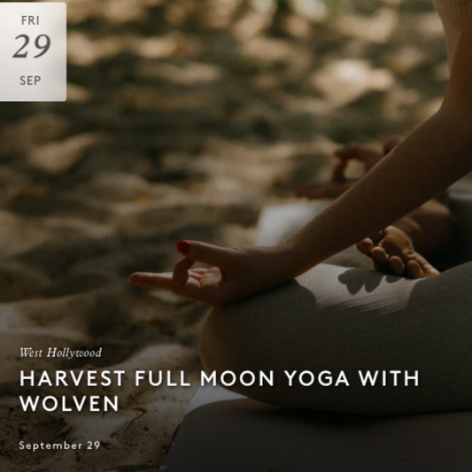 Harvest Full Moon Yoga with Wolven