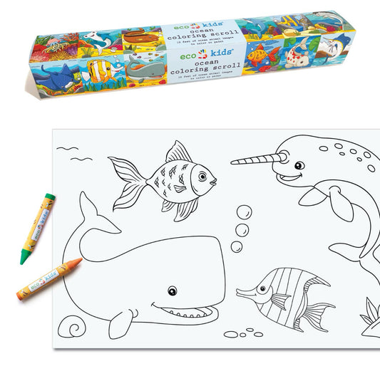Coloring Scroll - Ocean